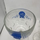 2 Pabst Blue Ribbon Beer Glass Goblet Stemmed Pbr Barware Pub Glassware