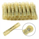100pcs 12-10 Gauge Awg Heat Shrink Butt Wire Crimp Connectors Terminals Yellow
