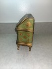 Vintage Small Italian Mcm Hollywood Regency Florentine Jewelry Trinket Box