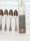 Antique Gorham Sterling Silver Teaspoons Set Of 4
