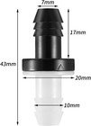 Check Valve  3 8 Inch 10 Mm Abs Plug-in Check Valve Fuel Water Gas Air 