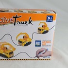 Gold Light Inductive Truck Modish Design Toy - Will Follow Any Drawn Line
