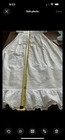 Antique Victorian White Lace Christening Baptism Baby Gown Dress Hand Made 32 