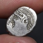 Ancient Celts Coin 80bc Gaul Silver Quinarius Sequani Tribe Gallic Celtic Horse