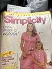 Simplicity Patterns Counter Catalog Early Spring Damage Spine Sewing Inspiration