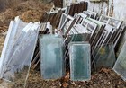 Vintage Antique Wavy Glass Window Panes 1800s - 11    X 14    - Or Cut To Your Size