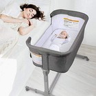 3 In 1 Baby Bassinet  Bedside Sleeper    Playpen  Easy Folding Portable Crib 