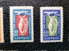 Lithuania  c8-14 Mh  1921  airmail Service   Scott Catalog Value   9 80