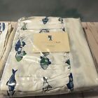 Pottery Barn Kids Fish Twin Bedskirt   Pillow Case Fish Percale New