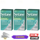 3 X Alcon Systane Hydration Lubricant Eye Drops 10ml
