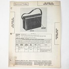 1947 Arc Battery Radio Model 601 Wire Schematic Service Manual Vintage Original