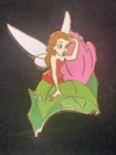 Rare Le 100 Disney Pin   tinker Bell Tink Fairy Friend Puzzle Interlocking Rosetta