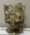 Bath Body Works Fall 2026 Coffee Time        3 Wick Metal Pedestal Candle Holder