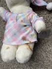 Princess Soft Toy Teddy Bear White Plush 14    Vintage