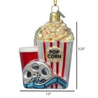 Kurt Adler Noble Gems Glass Ornament For Christmas Tree  Popcorn And Movie