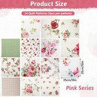 42pcs Layer Cakes 10 Inch Squares For Quilting  Cotton Fabric Squares Pre-cut   