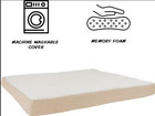 Pet Adobe Memory Orthopedic Foam Bolster Dog Bed With Removable Cover  Open Box
