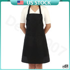 Kitchen Chef Bib Apron Cooking 2 Pockets Waterproof Butcher Catering Restaurant