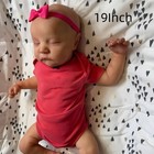 19in Realistic Reborn Baby Dolls Full Body Vinyl Silicone Girl Doll Newborn Doll