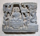 Ancient Gandharan Schist Stone Sculpture Of The Buddha  Circa 200 Ad