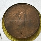 1837 Canada Half 1 2 Penny Un Sou Quebec Bank Token Coin Province Du Bas         