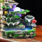 Indoor Rockery Fountain Goldfish Waterfall Feng Shui Water Sound Desktop Decor