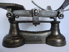 Antique Cast Iron Scale With Weights Vintage Domestic Balance Kitchen Scale Set