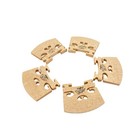 2pcs Maple Violin Bridges Handcrafted For 4 4 Size Violin Replacement Part