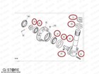 Re217608 Spindle Knuckle Assy Left Kit -fits John Deere Tractor Genuine Oem