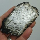 Natural Aletai Iron Meteorite 164 3 Grams End Cut Etched Perfect Fusion Crust