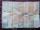 Shanghai Tourist Map - China Map Press  August 1990