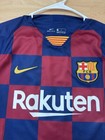 Nike Fc Barcelona 2019 2020 Home  10 Messi Jersey Size Medium