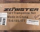 Zoomster Trampoline Net 15    Safety Enclosure New In Box Only B091b94nth Msrp  70