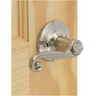 Steel Pro Brushed Nickel Scroll Privacy Door Lever L6x201b Steel Pro L6x201b