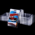 24pcs Clear Protector Case Plastic Display For Hot Wheels   Matchbox Basic Cars