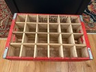 Coca-cola Vintage Red Wooden 24 Bottle Crate Charleston Sc 1982 18 5 X 12 