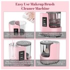 Octhope Electric Usb Powered Makeup Brush Cleaning Machine Pink Hz-008