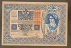 1902 - Austria - Hungary 1000 Kronen Bank Note V F