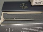 2 Parker Jotter Stainless Steel Ballpoint Pen Blue Med Pt New 1953170  126 