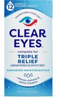 Clear Eyes Triple Relief Eye Drops  Relieves Redness   Calms Irritation  0 5 Fl