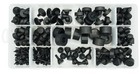 160 Pcs Black Rubber Bumper Assortment  Automotive Rubber Bumper Stopper  Rubber