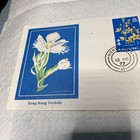 1977 Hong Kong First Day Cover Fdc Hong Kong Orchids Cachet -fine Free Shipping