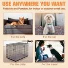 Dog Bed Crate Pad 42 X 28 Inch  Washable Dog Crate Mat For X-large Sized Dogs   