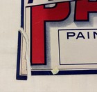 Vintage White Lead Paint  painted By  Cardboard Sign 13 x10 