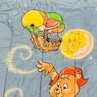 Vintage The World Of Teddy Ruxpin Youth Sleeping Bag 60x57 Blue Airship 1985