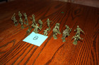 Marx Army Battleground 16-piece Lot Of Vintage American Soldiers Tank B - Mpc