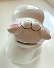 Hippo Hippopotamus Ceramic Coin Piggy Bank