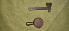 Vintage Dollhouse Cast Iron Skillet Frying Pan Miniature   Sander Taffy Hatchet