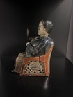 Original Antique Vtg J e Stevens Cast Iron 1873 Tammany Hall Mechanical Bank