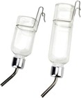 2 Pcs Pet Cage Water Bottle No Drip Small Animal Water Bottle  Hanging Watere   